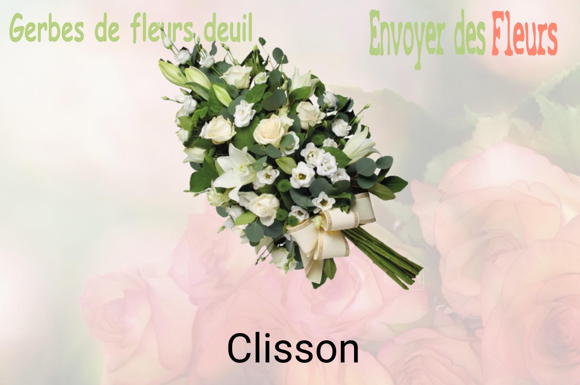 Gerbe de fleurs de deuil livrée à Clisson